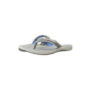 Sperry Top-Sider gray & silver Seabrook Wave flip flops